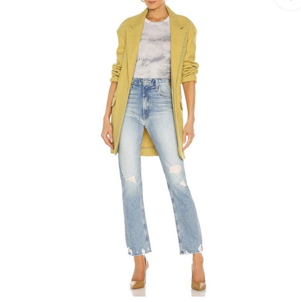 Mother Superior Women's High Waisted Rider Skimp Straight Jean The Confession 28